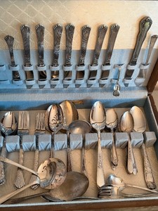 Miscellaneous Flatware Lot Vintage Pieces in Box