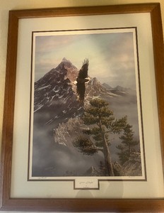Solo Flight by Rick Kelley Eagle Artwork