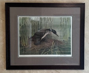Signed and Numbered Loon Artwork by Charles Murphy