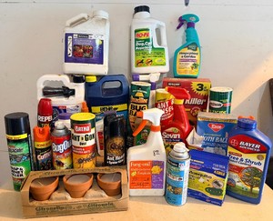 Large Lot of Garden Chemicals