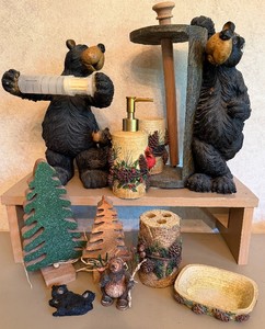 Woodland Bath Decor LOT