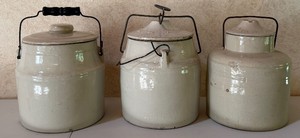 Three Crock Jars