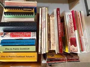 Cookbook Lot Chuch Cookbooks Prairie Series