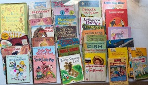 Large Lot of Vintage Childrens Books