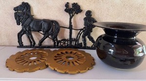 Primitive Decor Cultivator Discs Wall Hanging