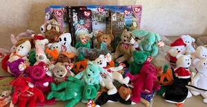 Large Lot of TY Beanie Babies