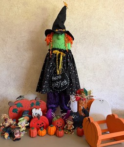 Halloween Decor Witch Pumpkins ETC