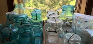 Large Vintage Mason Jars and Fruit Jar lot