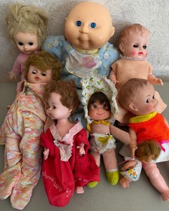 Vintage Dolls Kewpie Cabbage Patch Sweet Baby Bonnet Beans