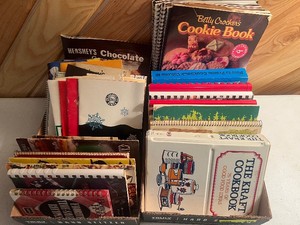 Large Lot of Vintage Cookbooks