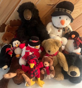 Plush Toy Lot WinterHoliday Plush