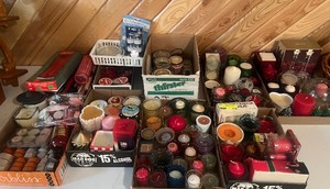 Very Large Lot of Candles of all Types