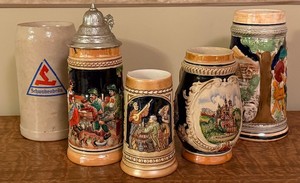 Vintage Beer Steins