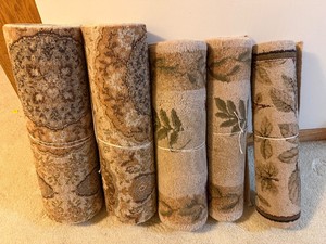 Lot of 5 Neutral Rugs Runners