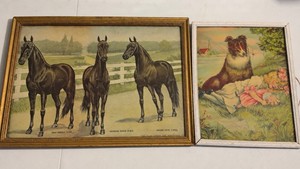 Two Vintage Framed Prints