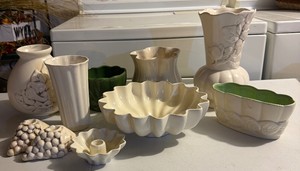 Cream Colored Red Wing Pottery Lot