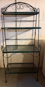 Green Bakers Rack