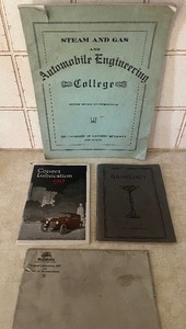Antique Steam and Gas Mobiloils and Gasology Ephemera Soft Cover Books
