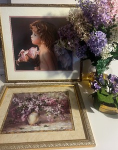 Beautiful Angel Artwork, Lilac Artwork and Lilac Florals