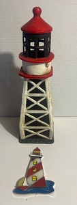 Cast Iron Lighthouse Decor