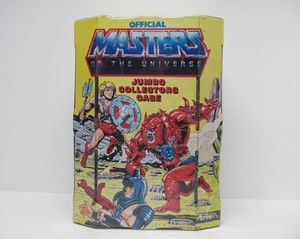 Awesome Group of Vintage 80s HE-MAN MOTU Action Figures wCollectors Case