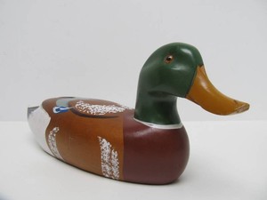13 Carved &amp Painted Wood Duck Decoy