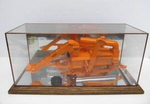 Large Minneapolis Moline Diecast Farm Implement wDisplay Case