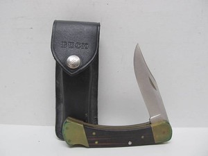 8.5 Vintage BUCK Folding Knife #110 wCase