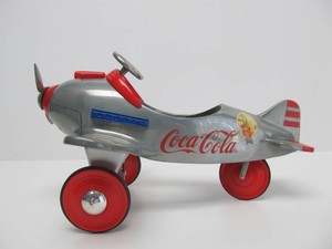Very cool Metal Coca Cola Airplane - Signed by Ken Kovachs