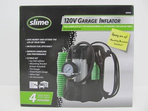 Brand New in Box SLIME 120V Garage Inflator
