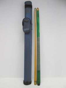 Pool Cue wCase #2 - Schmelke - Green