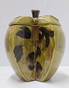 Mid Century California Art Pottery Apple Cookie Jar