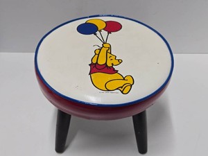 Vintage Disney WINNIE THE POOH Cushioned Stool