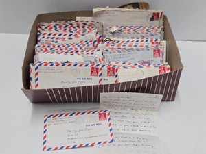 Large Estate Lot of Military  War Correspondence Letters