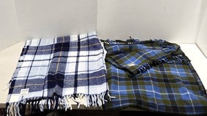 2 Nice Quality FARIBO Woolen Mills Blankets