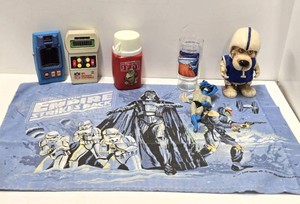 Estate Lot wAssorted Vintage Toys &amp other Items - Star Wars, Batman etc