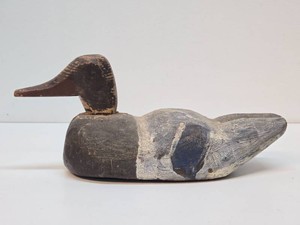 Old Antique Wooden Duck Decoy