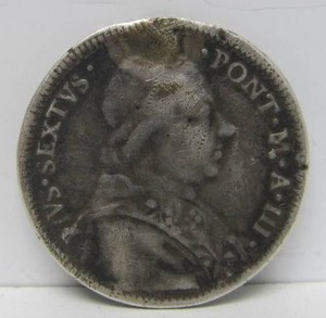 Early Antique 1777 Silver Coin