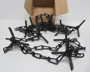 Approx 11 Chain of Road Stars for Automobile Stopping  Roadblocks