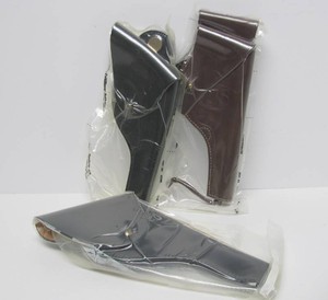 3 New or Like-New Leather Gun Holsters