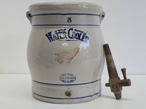 Antique RED WING Stoneware 5 Water Cooler - No Lid
