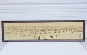 Wide Antique WW1 Panoramic Photo - 136th Infantry (2nd Minnesota) - First Full Strength War Regiment