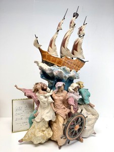 Wonderful HUGE Hand Signed LLADRO Porcelain Sculpture by Enrique Sanisidro - Spirit of America