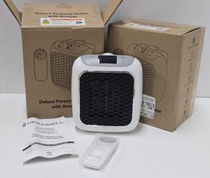 2 Brand New Heatwell Deluxe Personal Heaters wRemotes