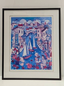 Framed Signed Vintage Minneapolis Print - Signed T. White