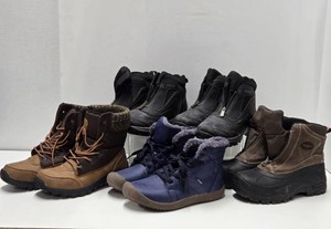 5 Very Nice Pair of Mens Boots - All size 9-10