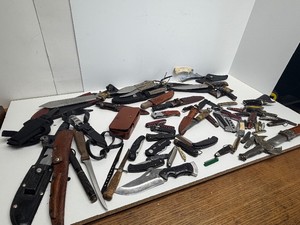 Large Estate Lot of Assorted Knives
