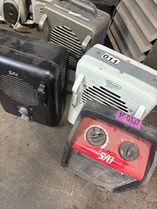 Lot of small residential plug in heaters