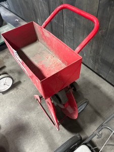 Samuel mobile strapping dispenser cart