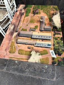 Northern pacific center Ariel view table